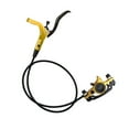thumbnail image 1 of Bike Hydraulic Brake Set Wheel Stopping Parts Bicycles Accessories Universal Bicycle Accessory Disc Braking Kit Replacement Golden Front Left Brake, 1 of 6