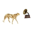 thumbnail image 1 of Elegante Figura De Resina De Guepardo Vintage, Escultura De Animal Retro, Adorno De Mesa Para Centro De Mesa, Decoración De Oficina, Hogar, Regalo De Inauguración De La Casa., 1 of 8