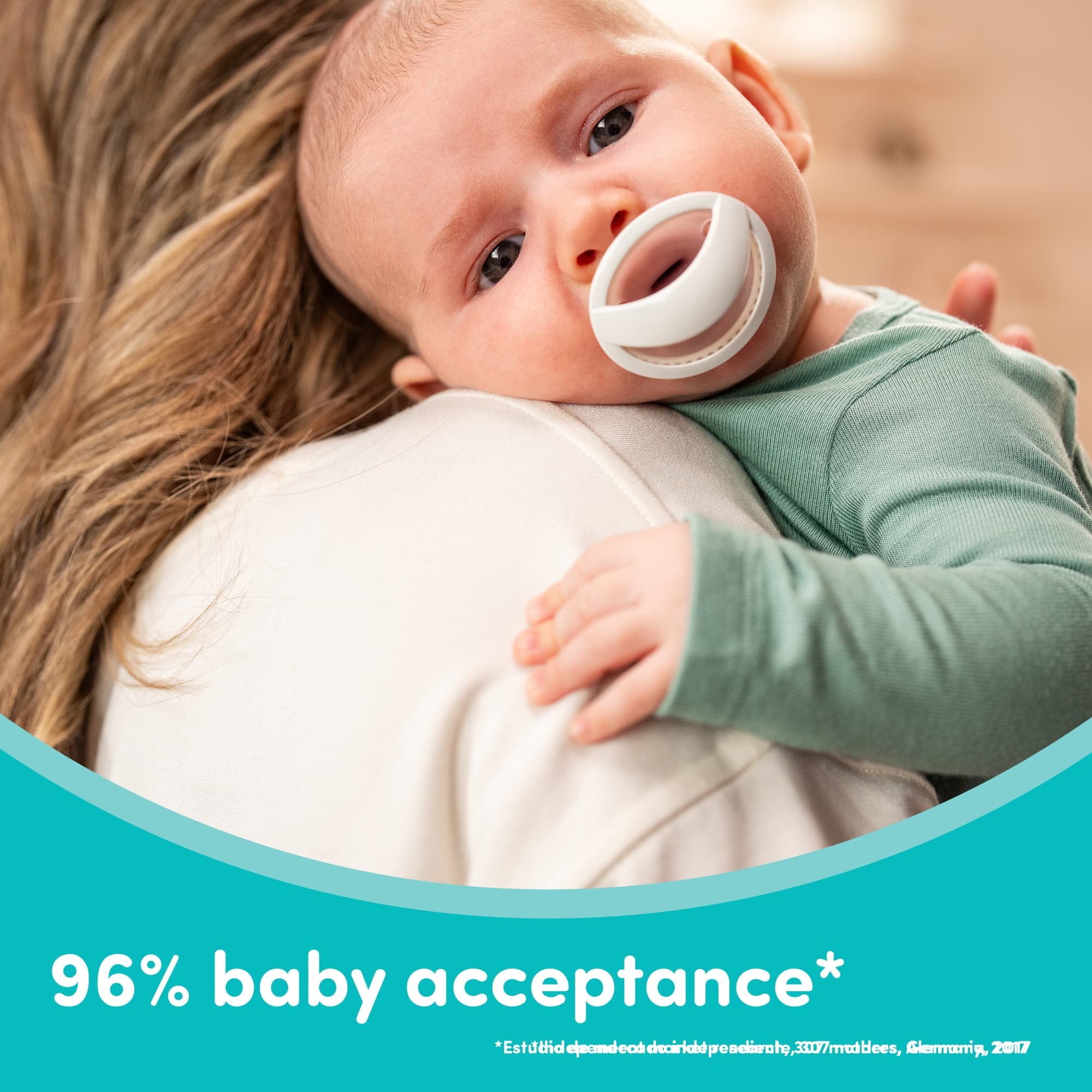 (2 pack) NUK Perfect Match Pacifier, 0-6 months, 2 Pack