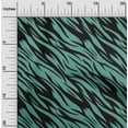 thumbnail image 1 of oneOone Viscose Jersey Dusty Teal Green Fabric Tiger Animal Skin Craft Projects Decor Fabric Printed By The Yard 60 Inch Wide, 1 of 5