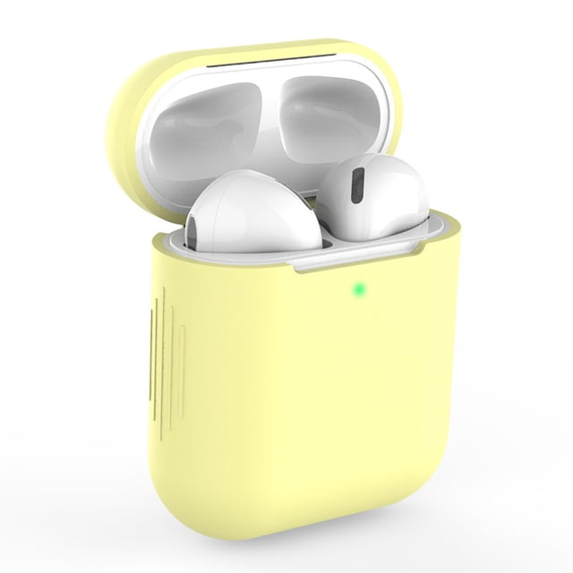 Funda protectora para Airpods de Apple, funda de silicona para auriculares inalámbricos Bluetooth de primera y segunda generación, carcasa protectora universal para auriculares