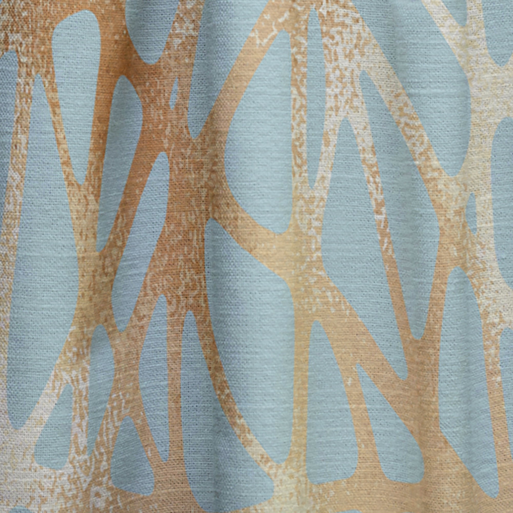Designart 'Metallic Golden Luxury Geometrics XII IV' Mid-Century Modern Curtain Panel
