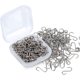 thumbnail image 1 of Conectores de ganchos mini S de 0,55 x 0,24 pulgadas/ 14 x 6 mm Gancho de alambre en forma de S con caja de almacenamiento para manualidades, joyas colgantes, llaveros, etiquetas,, 1 of 5