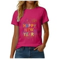 thumbnail image 6 of felwors Happy New Year Shirt for Women 2026 New Years Eve T-Shirt Countdown Fireworks Holiday Party Tops(Hot Pink, XL), 6 of 8