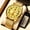 All-metal spring strap, variant on Men's watch with spring strap, high-definition digital display, luminous, waterproof, dual calendar, stylish and trendy business watch