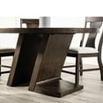 thumbnail image 6 of Furniture of America Alaric Wood 5-Piece Round Dining Table Set in Espresso, 6 of 9