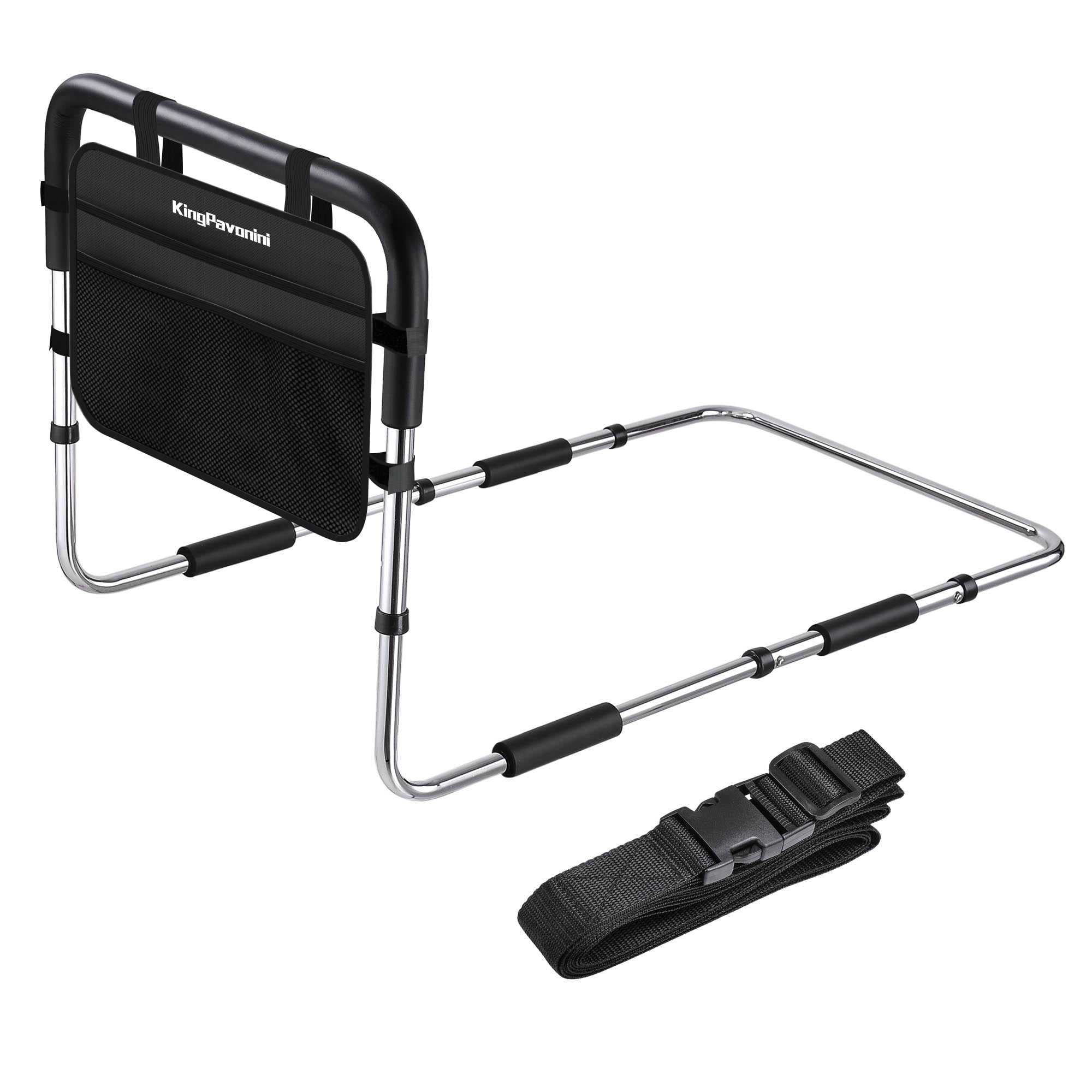 KingPavonini Bed Rail for Elderly Adults, Safety Bed Cane Hold Up To