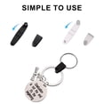 thumbnail image 2 of SHISUYAN 100pcs Plastic Badge Strap Clips Clear Clips for Card Holder Lanyards Key Rings Crafts, 2 of 6