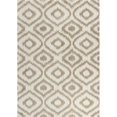 thumbnail image 1 of HomeRoots 354081 3 ft. 3 in. x 5 ft. 3 in. Microfiber Ivory & Beige Area Rug, 1 of 1