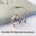 thumbnail image 2 of Cat Hair Keychain, Cat Fur Keepsake Capsule Pendant, Pets Hair Storage Keychain, Pet Fur Keepsake, 2 of 8