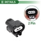 thumbnail image 5 of Conector de terminal de cable hembra de sensor de temperatura de aire de admisión de 2 pines Unique Bargains para Toyota 1 juego, 5 of 6