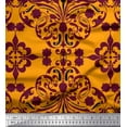 thumbnail image 1 of Soimoi Rayon Fabric Moroccan Damask Print Fabric by The Yard 56 Inch Wide, 1 of 3