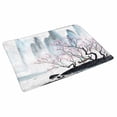 thumbnail image 2 of MKHERT Chinese Landscape Ink-Wash Painting Plum Blossom Boat River Doormat Rug Home Decor Floor Mat Bath Mat 30x18 inch, 2 of 3
