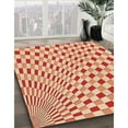 thumbnail image 3 of Ahgly Company Machine Washable Indoor Square Transitional Orange Red Orange Area Rugs, 8' Square, 3 of 7