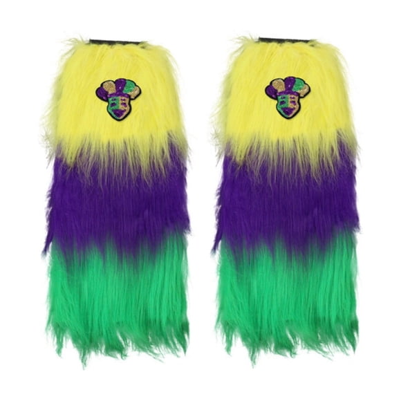 Artificial Wool Grass Boots for Winter Carnival with Warmth Keeping Features