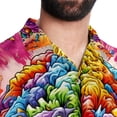 thumbnail image 5 of Mind car Men's Casual Hawaiian Button Down Short Sleeve Summer Beach Printed Shirt, 5 of 6