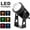 Feu Rouge, variante sur Projecteur LED 5W Lumières de Jardin Projecteur à Faisceau Étroit Lampe Murale Extérieure Réglable à 180 Degrés Lampe de Pelouse Projecteur Mural Extérieur Éclairage, Lumière Blanche, Aluminium