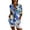 Blue, variant on QASIEATN Womens Plus Size Workout Tops Long Sleeve 1/4 Zip Sun Hiking Athletic Shirts Shirts for Women