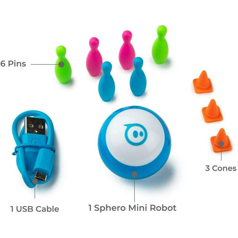 Sphero Mini (Blue) App-Enabled Programmable Robot Ball - STEM