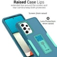 thumbnail image 4 of CoverON For Samsung Galaxy A53 5G Phone Case, Military Grade Heavy Duty Full Body Kickstand Cover, Turquoise, 4 of 8