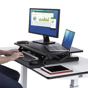 airlift pro adjustable pneumatic desk riser