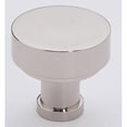 thumbnail image 4 of Alno A716-38-PN Moderne 1-3/8" Modern Round Disc Mushroom Solid Brass Cabinet Knob /, 4 of 4