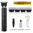 thumbnail image 1 of QUTETN Rasoir rechargeable pour Hommes, Tondeuse Électrique Rétro pour Adultes, Tondeuse à Barbe rechargeable USB pour Maison, Tondeuse à Cheveux pour Petit Ami Mari, 1 of 7