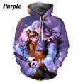thumbnail image 1 of Moda casual Para Hombre inuyasha Impresión 3d cool funny hoodie top Estilo Fino, 1 of 4