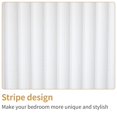 thumbnail image 6 of Hassch 2-Drawer Bedside Cabinet with Unique Wavy Front Design, Modern Fluted Nightstand w/ Lower Open Shelf, Space-Saving for Bedroom, White, 6 of 10