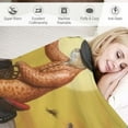 thumbnail image 3 of Nawypu  Funny Cat Throw Blanket Ultra Soft Warm All Season The Cat Cowboy on a Horse Decorative Blankets for Bed Chair Car Sofa Couch Bedroom, 3 of 6