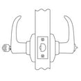 thumbnail image 3 of Kwikset Delta Lever Entry in Satin Nickel, 3 of 7