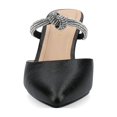thumbnail image 6 of Journee Womens Lunna Mules Mid Stiletto Pointed Toe Evening Pumps, Widths Available, 6 of 10