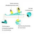 thumbnail image 7 of Bouanq Mini Short Ski Skates, Upgraded Skiboards Attach to Skis Boots, Snowboard Boots or Winter Shoes, Shortest Snowskates Fit into Your Backpack for 6-15 Years Old Children On Clearance, 7 of 7