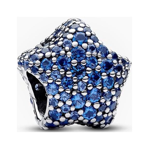 ROSIANNA 925 Sterling Silver Charm for Bracelets Sparkling Star Charm Women Bracelet Charm