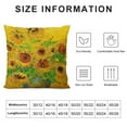 thumbnail image 6 of Acheng  Throw Pillow Covers Set of 2 Van Gogh Art Decorative Pillow Cases Square Zippered Cushion Cover Room Sofa Decor White, 6 of 6