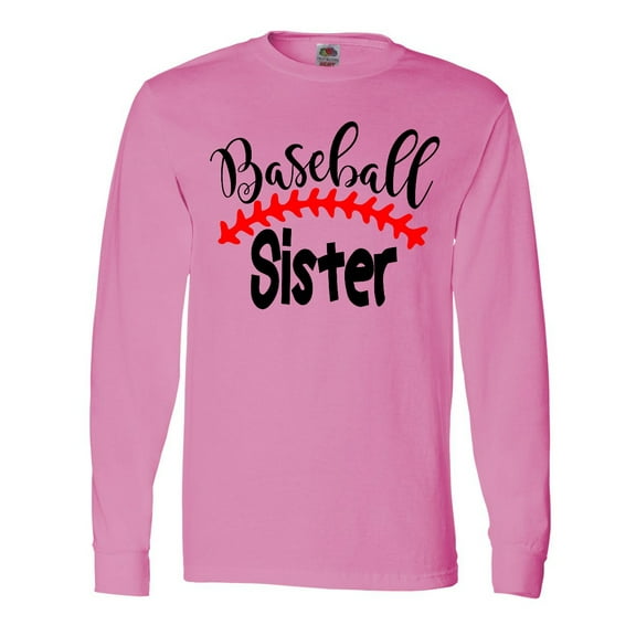 Inktastic Baseball Sister Long Sleeve T-Shirt