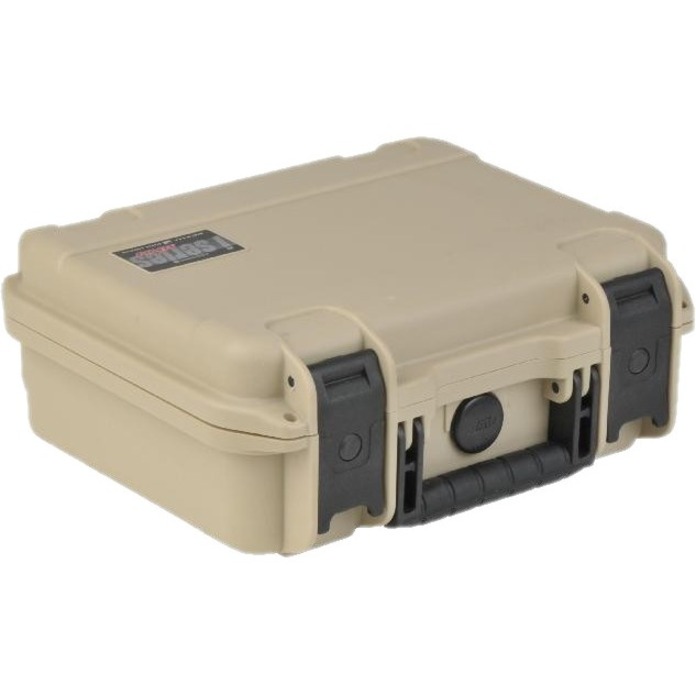 SKB iSeries 12"x9"x4" Tan Firearm Case with Cubed Foam, Waterproof and Durable (3i-1209-4T-L)