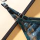 thumbnail image 4 of Gibobby Ropa interior bikini elástica para mujer Mujeres Bragas Jacquard Thin Mesh Desire Cintura Tanga ajustable Bragas （Verdinegro，Talla única), 4 of 5