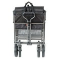 Mac Sports Double Decker Wagon Black Collapsible Outdoor Utility