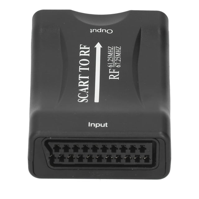 Fosa SCART Adapter,SCART to for RF Adapter,SCART to for RF Video Adapter for RF 67.25Mhz/61.25Mhz Output Converter for TV Box