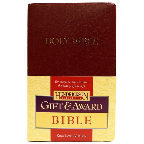 KJV Gift And Award Bible-Burgundy Flexisoft