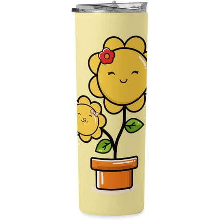 

Sunflower Daughter 20oz Skinny Tumbler - Family Travel Mug - Cool 20oz Skinny Tumbler