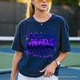 thumbnail image 5 of Aquarius Graffiti Zodiac T-Shirt, Street Style Astrology Horoscope Tee, 5 of 8