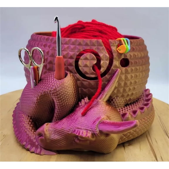 Clearance Desktop Ornament under $15,Dragon Egg Yarn Bowl For Knitting Crochet Yarn Bowl For Knitting Yarn Storage Organizer Crochet Bowl Egg Yarn Bowl Yarn Storage Organizer DIY For Knitting Cr