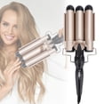 thumbnail image 2 of Rizadora para cabello ondas de sirena Genérica Triple Barril, 2 of 5