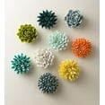 thumbnail image 2 of Plow & Hearth Ceramic Wall Flowers, 6", 2 of 2