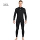 thumbnail image 4 of Yuarrent Traje de buceo Trajes de baño a prueba de frío de alta eficiencia Protector solar fuerte Traje de neopreno resistente a los arañazos Deportes acuáticos Hombres Negro 3XL, 4 of 6