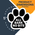 thumbnail image 3 of Magnet Me Up All Bark No Bite Magnet Decal, 5 Inch, Vinyl Automotive Magnet, 3 of 7