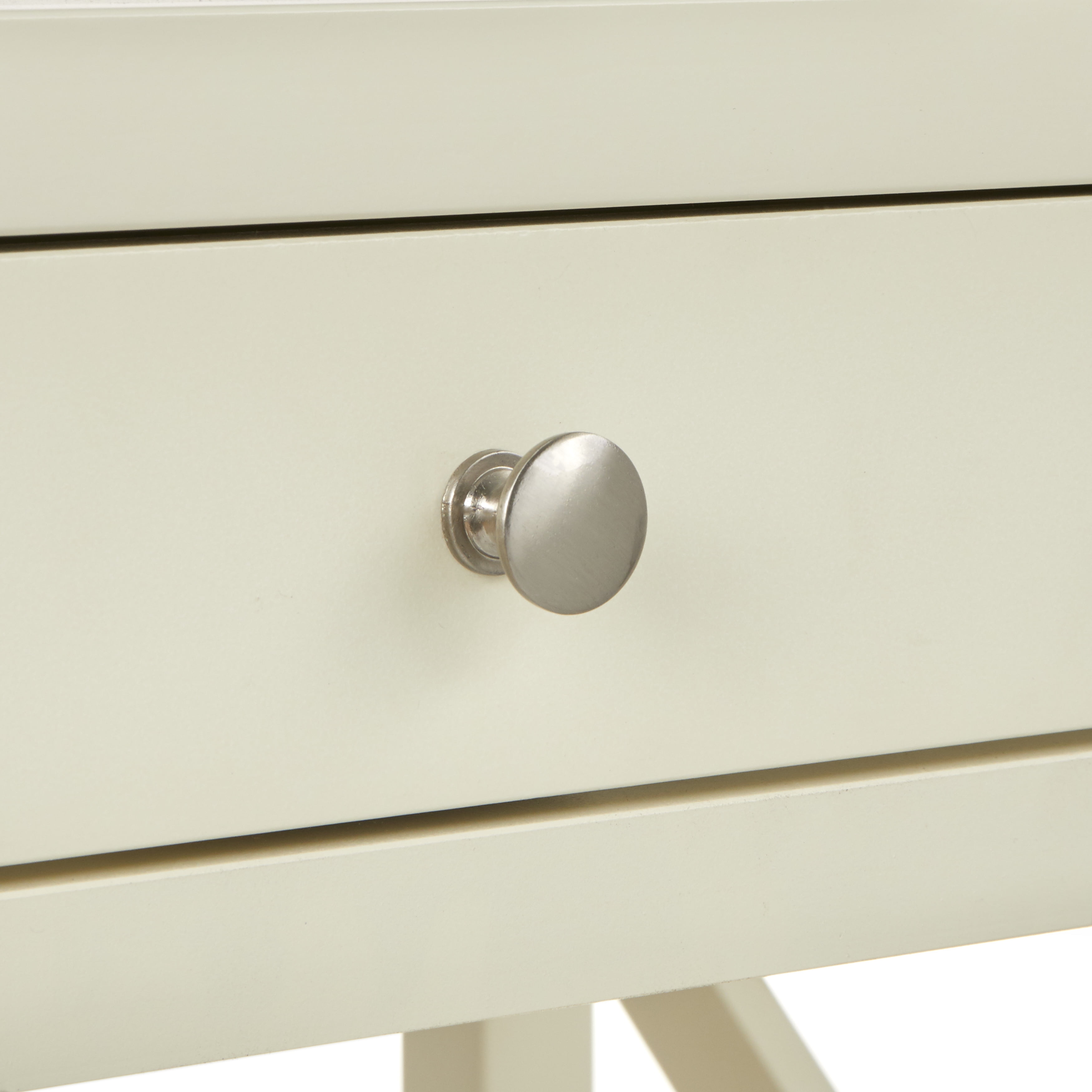 Simple Living X-Frame Farmhouse Wood Desk Antique White Antique