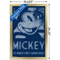 thumbnail image 3 of Disney Mickey Mouse - Famous Wall Poster, 14.725" x 22.375", Framed, 3 of 3